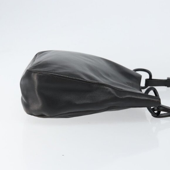 Authentic PRADA Chain Shoulder Bag Leather Black - Picture 10 of 16